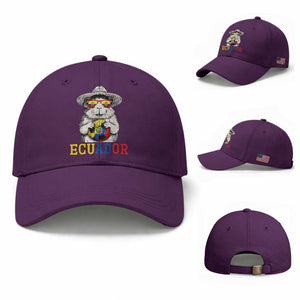Funny Ecuador Guinea Pig Soccer Fan Baseball Cap Cavy Lover Gift