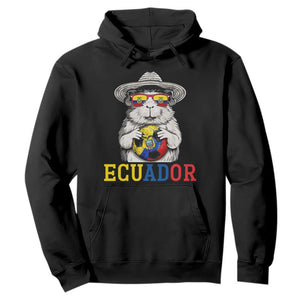 Funny Ecuador Guinea Pig Soccer Fan Hoodie Cavy Lover Gift