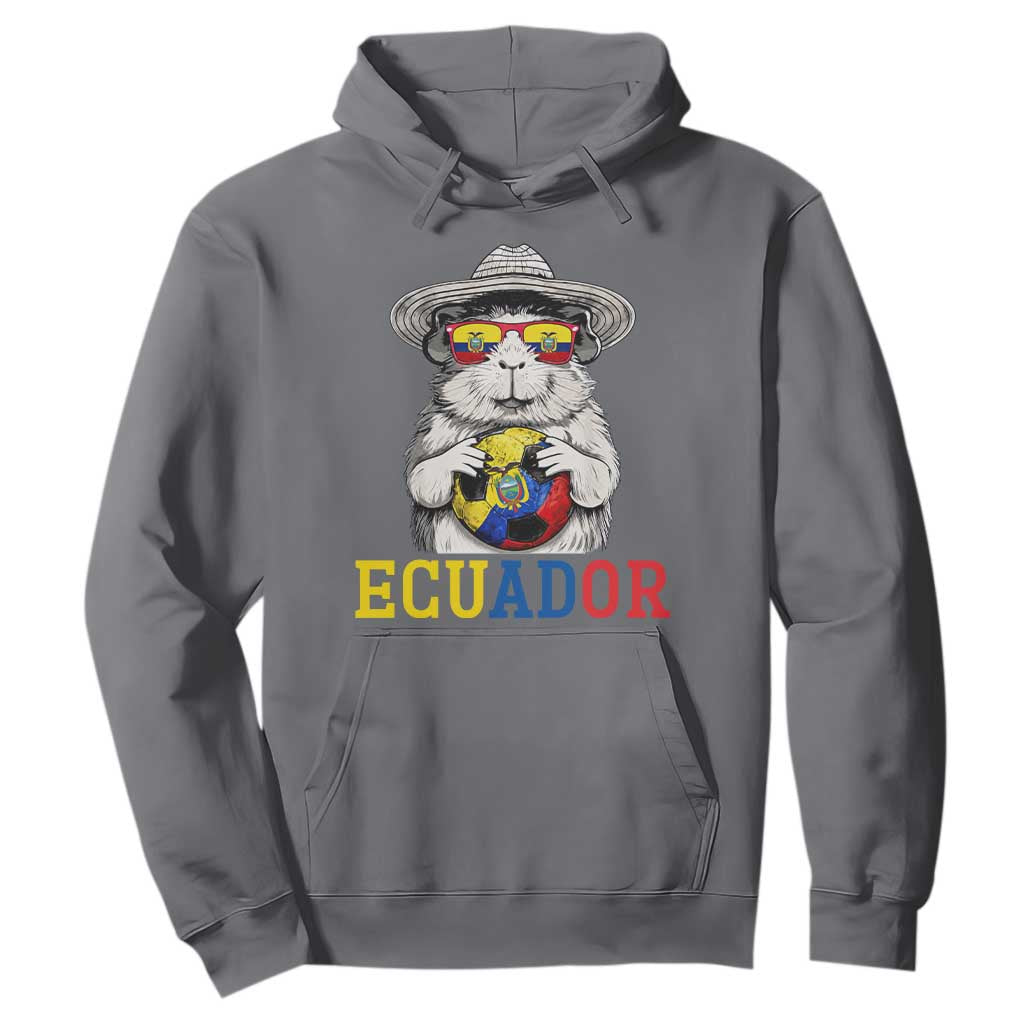 Funny Ecuador Guinea Pig Soccer Fan Hoodie Cavy Lover Gift