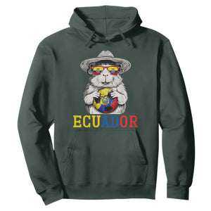 Funny Ecuador Guinea Pig Soccer Fan Hoodie Cavy Lover Gift