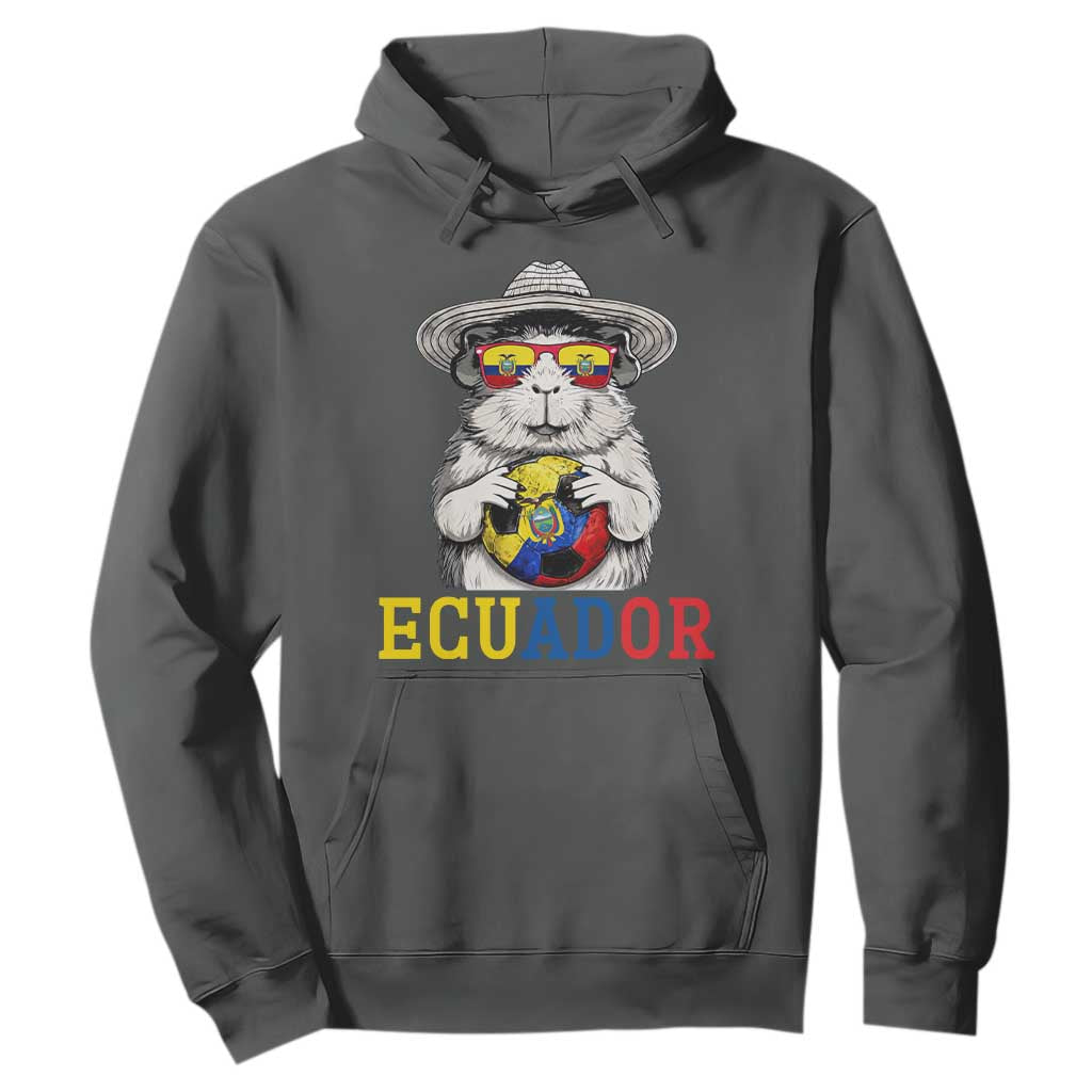 Funny Ecuador Guinea Pig Soccer Fan Hoodie Cavy Lover Gift