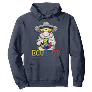 Funny Ecuador Guinea Pig Soccer Fan Hoodie Cavy Lover Gift