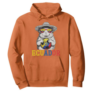 Funny Ecuador Guinea Pig Soccer Fan Hoodie Cavy Lover Gift
