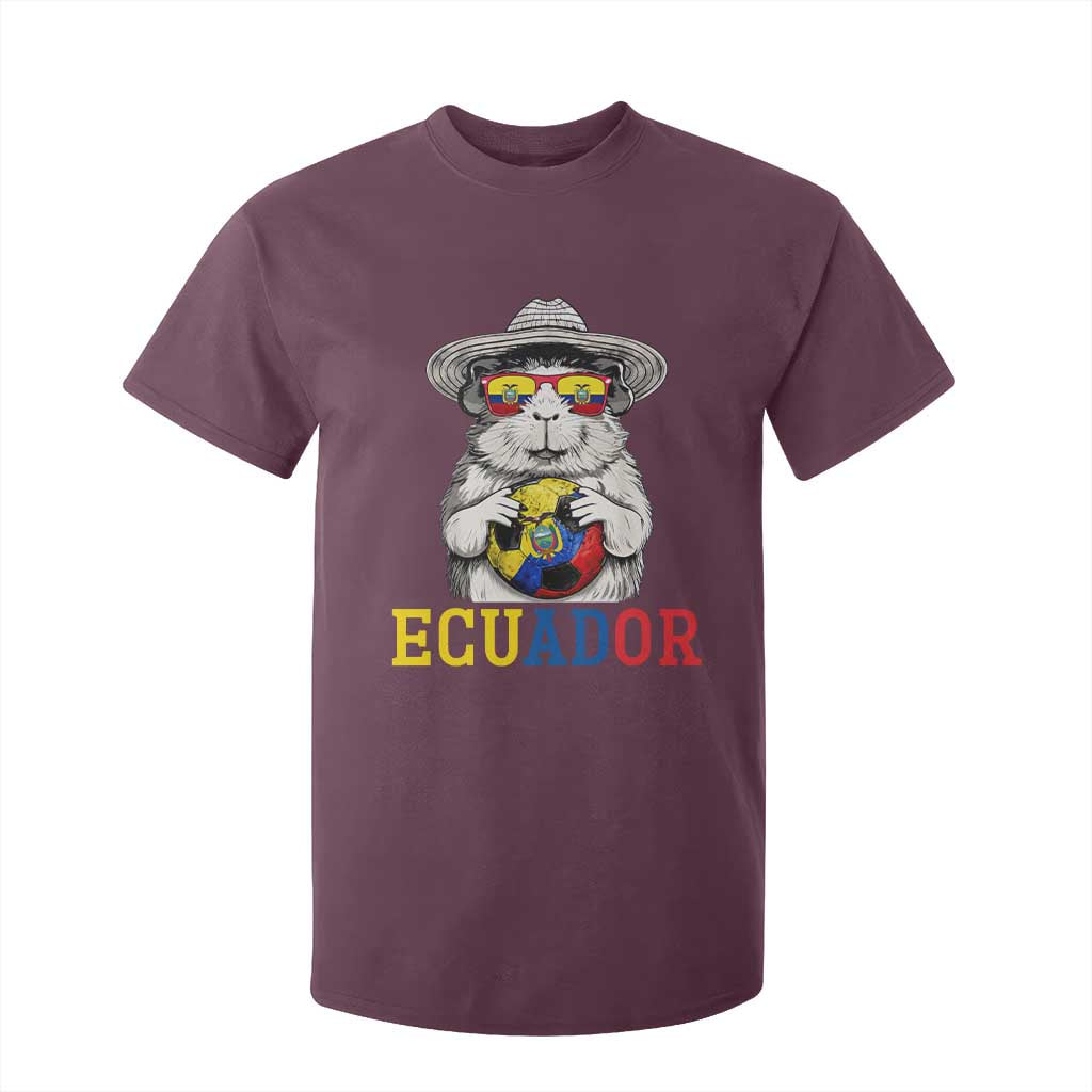 Funny Ecuador Guinea Pig Soccer Fan T Shirt For Kid Cavy Lover Gift