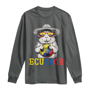 Funny Ecuador Guinea Pig Soccer Fan Long Sleeve Shirt Cavy Lover Gift