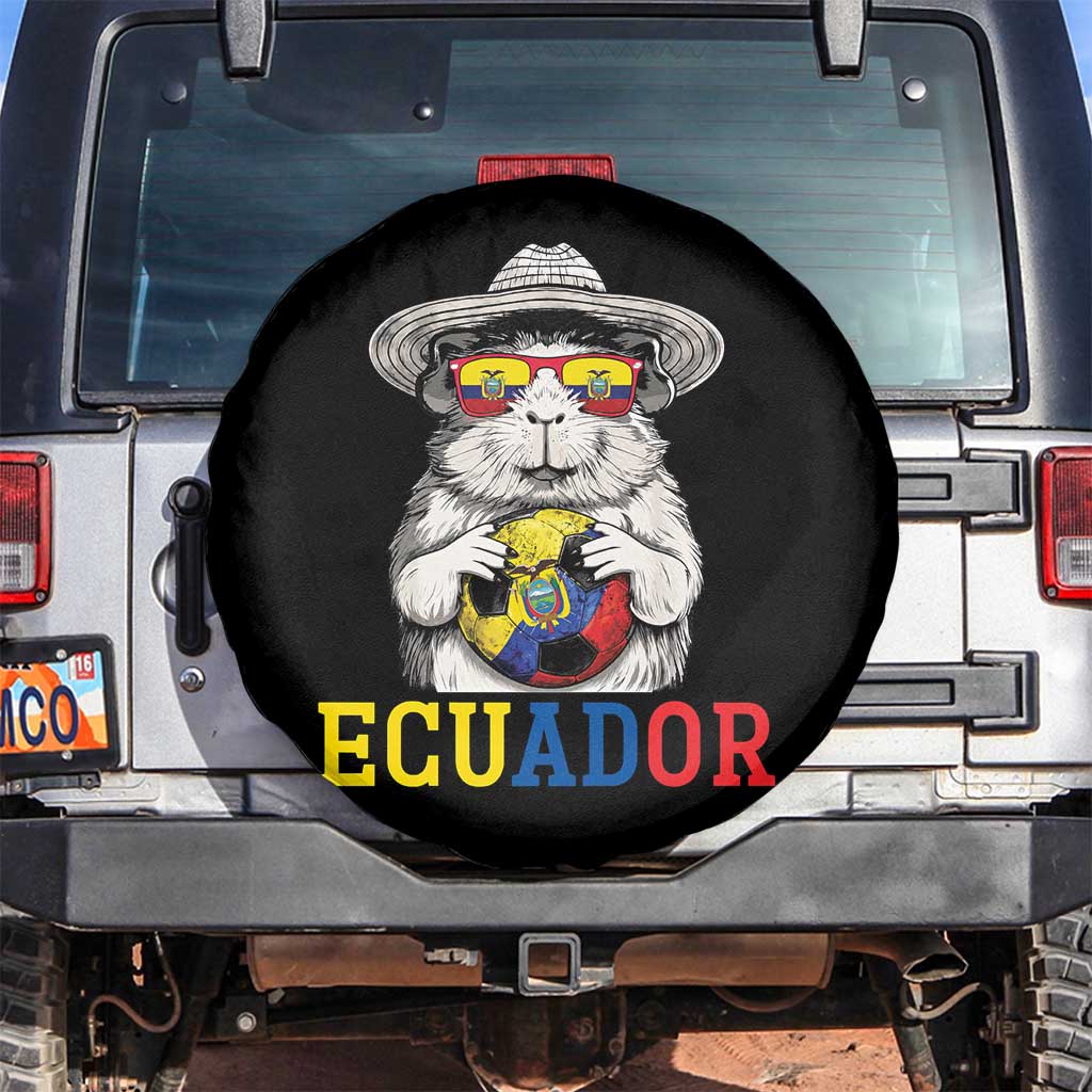 Funny Ecuador Guinea Pig Soccer Fan Spare Tire Cover Cavy Lover Gift