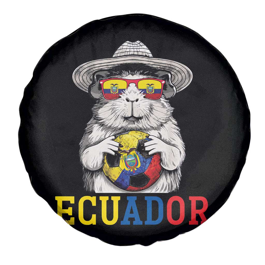 Funny Ecuador Guinea Pig Soccer Fan Spare Tire Cover Cavy Lover Gift