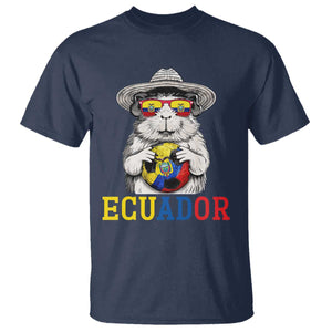 Funny Ecuador Guinea Pig Soccer Fan T Shirt Cavy Lover Gift