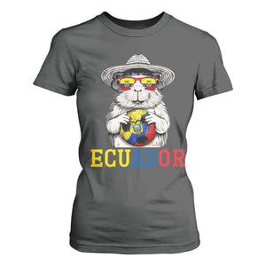Funny Ecuador Guinea Pig Soccer Fan T Shirt For Women Cavy Lover Gift
