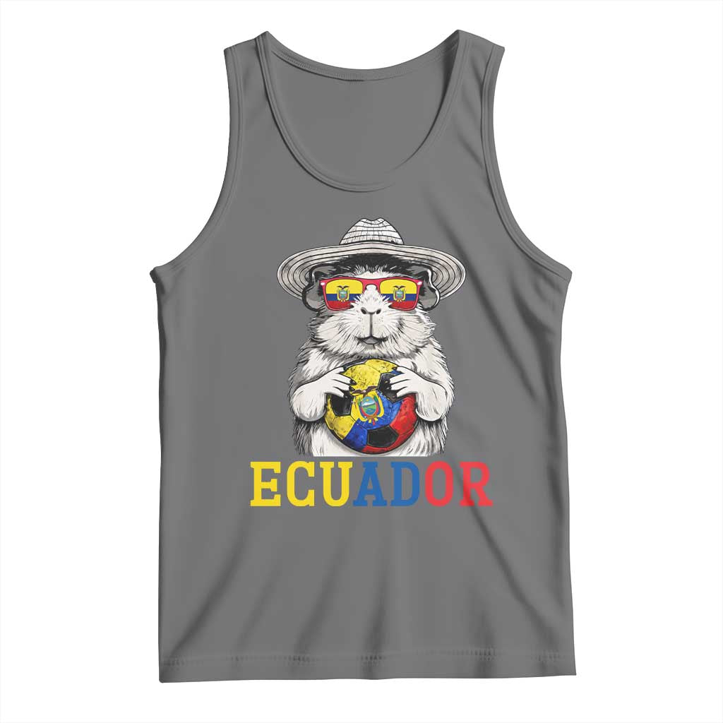 Funny Ecuador Guinea Pig Soccer Fan Tank Top Cavy Lover Gift