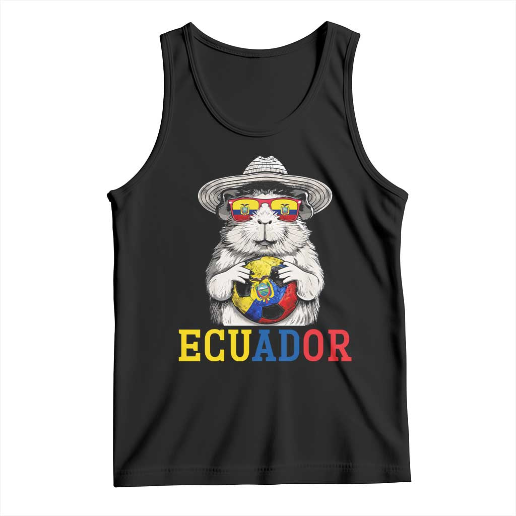 Funny Ecuador Guinea Pig Soccer Fan Tank Top Cavy Lover Gift