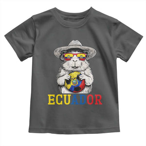 Funny Ecuador Guinea Pig Soccer Fan Toddler T Shirt Cavy Lover Gift