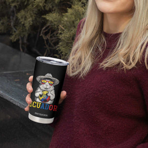 Funny Ecuador Guinea Pig Soccer Fan Tumbler Cup Cavy Lover Gift