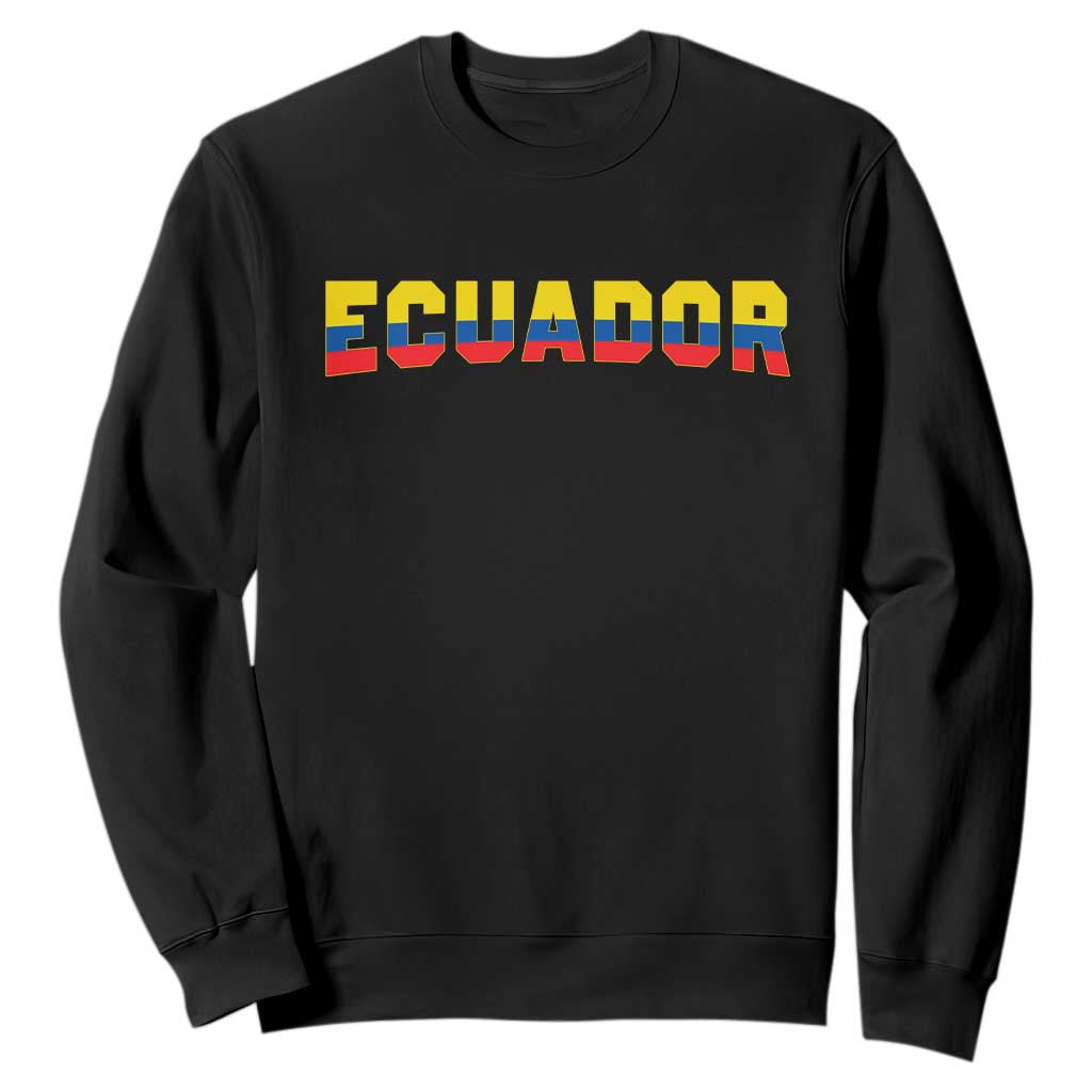 Vintage Ecuador Roots Sweatshirt Latin Heritage Pride Gift