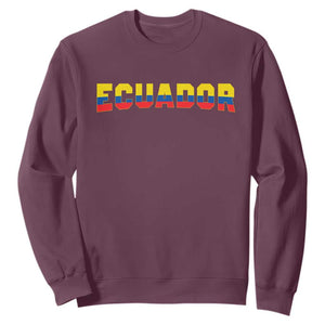 Vintage Ecuador Roots Sweatshirt Latin Heritage Pride Gift