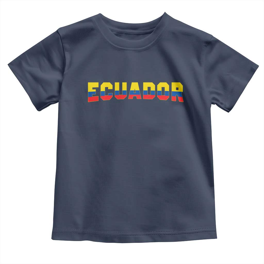 Vintage Ecuador Roots Toddler T Shirt Latin Heritage Pride Gift