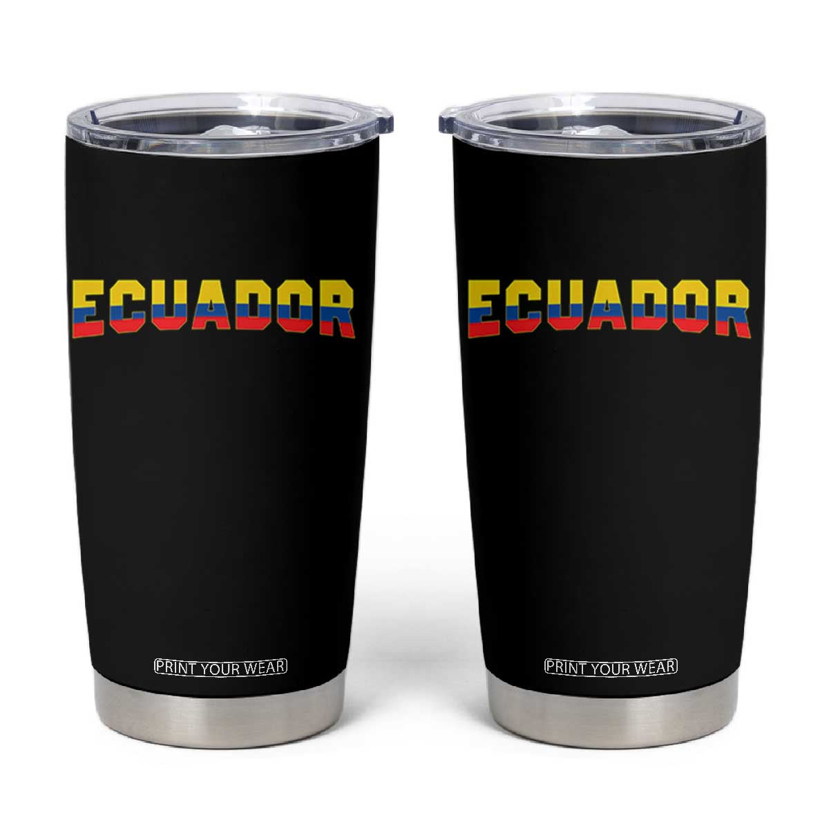 Vintage Ecuador Roots Tumbler Cup Latin Heritage Pride Gift
