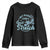 Adult Humor Cat Youth Sweatshirt My Pussy Loves A Good Stretch TS12 Black Print Your Wear