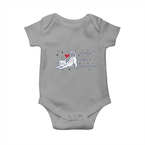 My Pussy Loves A Good Stretch Baby Onesie Adult Humor Cat Gift TS12 Sport Gray Print Your Wear