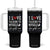 Funny Sarcastic Quote Tumbler With Handle I Love Talking To Myself She Gets Me TS12 One Size: 40 oz Black Print Your Wear