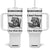 I Do Not Know I Just Work Here Tumbler With Handle Funny Raccoon Work Quote TS12 One Size: 40 oz White Print Your Wear