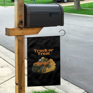 Truck Or Treat Skeleton Racing Garden Flag Funny Halloween Truck Lover TS12 Print Your Wear