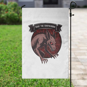 Chupacabra Garden Flag Gothic Horror Save The Cryptid Gift TS12 Print Your Wear