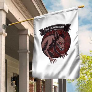 Chupacabra Garden Flag Gothic Horror Save The Cryptid Gift TS12 Print Your Wear