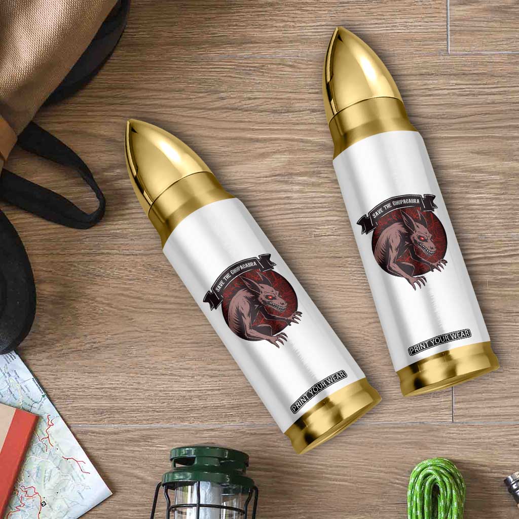 Chupacabra Bullet Tumbler Gothic Horror Save The Cryptid Gift TS12 Print Your Wear