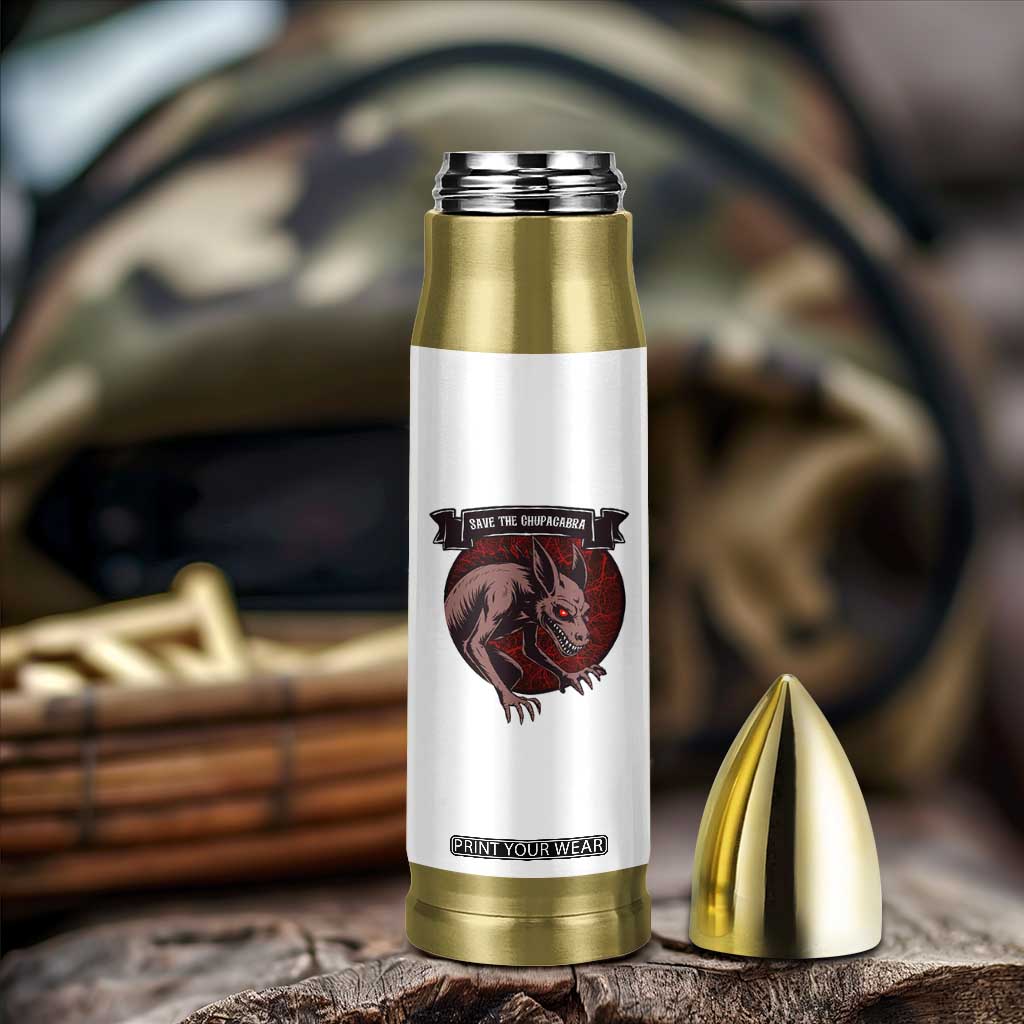 Chupacabra Bullet Tumbler Gothic Horror Save The Cryptid Gift TS12 Print Your Wear