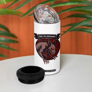 Chupacabra 4 in 1 Can Cooler Tumbler Gothic Horror Save The Cryptid Gift TS12 Print Your Wear