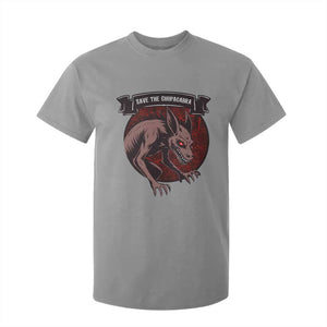 Chupacabra T Shirt For Kid Gothic Horror Save The Cryptid Gift TS12 Sport Gray Print Your Wear