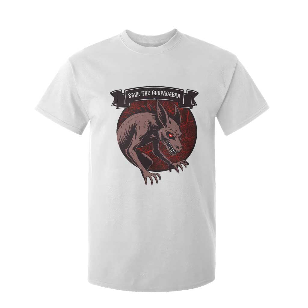 Chupacabra T Shirt For Kid Gothic Horror Save The Cryptid Gift TS12 White Print Your Wear