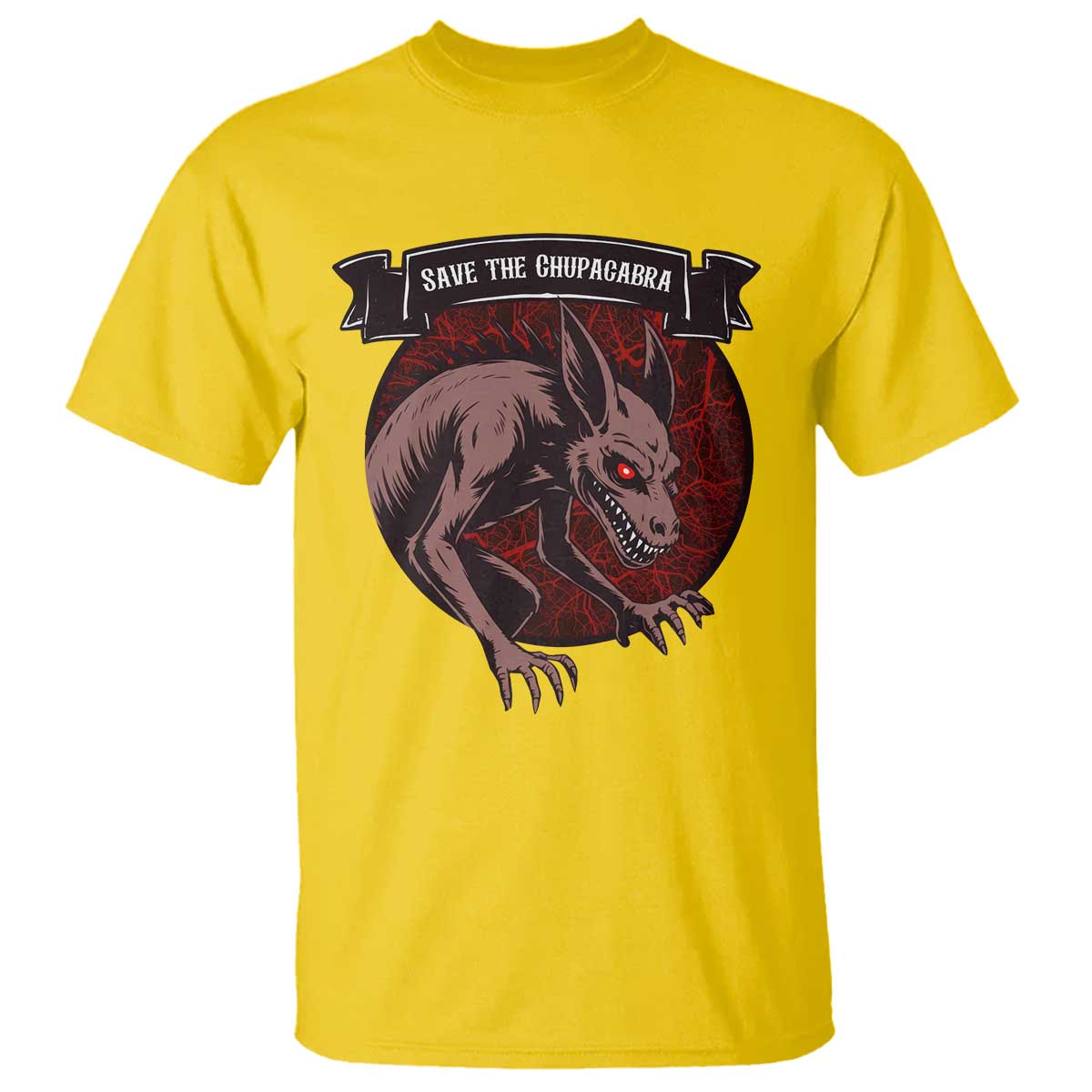 Chupacabra T Shirt Gothic Horror Save The Cryptid Gift TS12 Daisy Print Your Wear