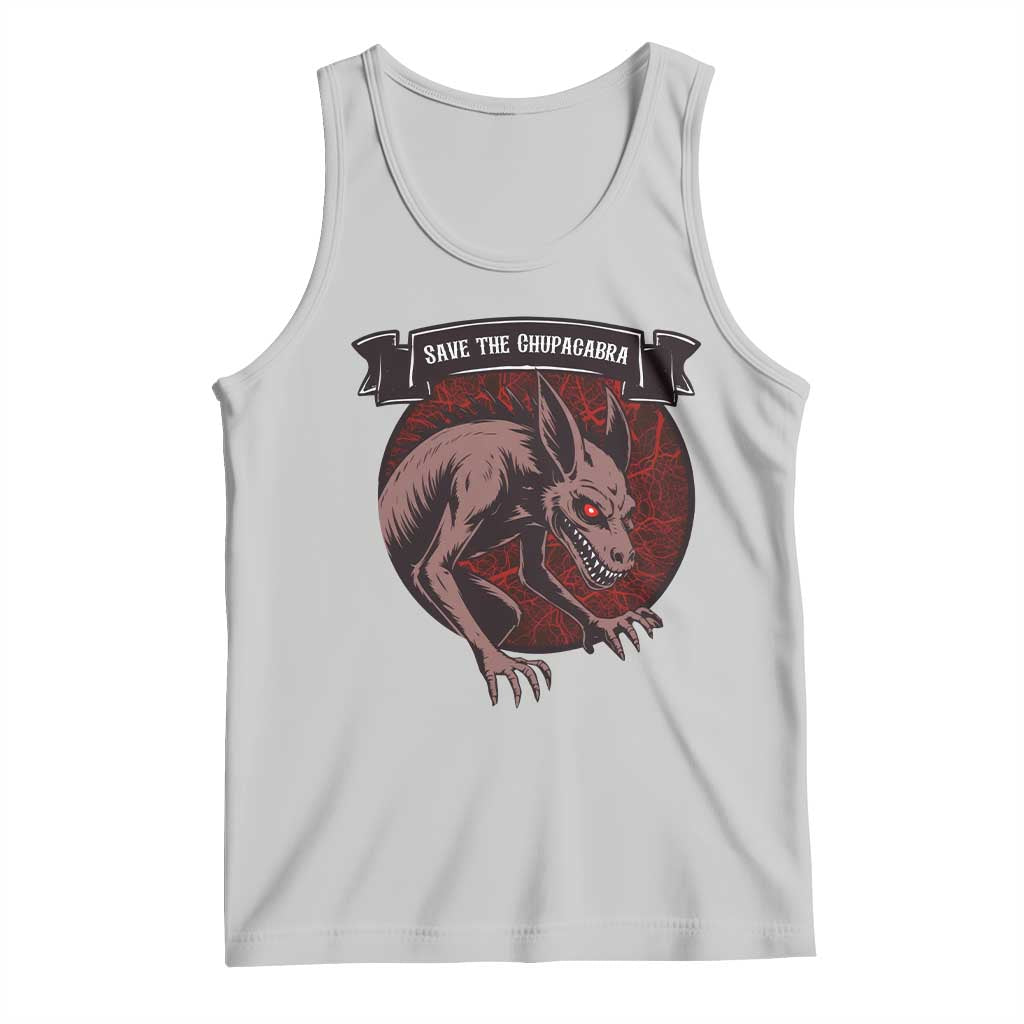 Chupacabra Tank Top Gothic Horror Save The Cryptid Gift TS12 Ash Print Your Wear