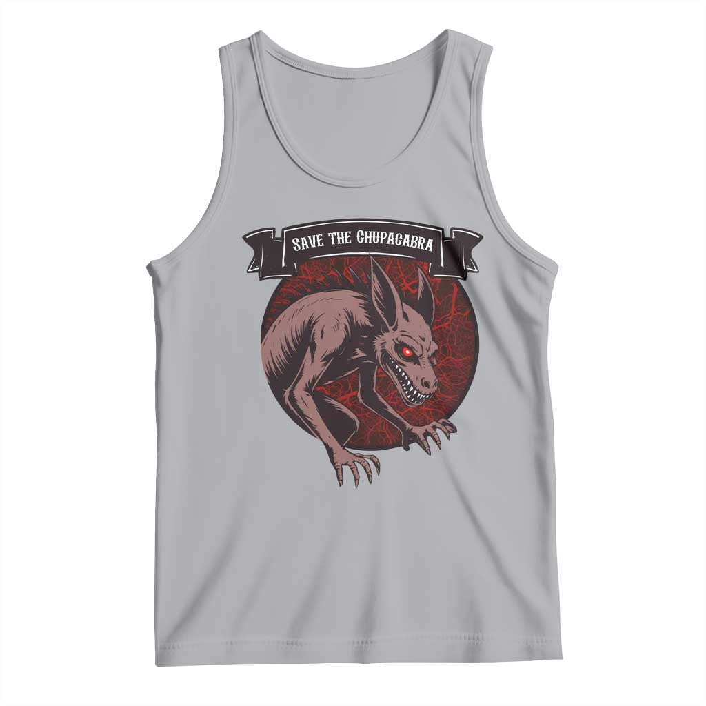 Chupacabra Tank Top Gothic Horror Save The Cryptid Gift TS12 Athletic Heather Print Your Wear