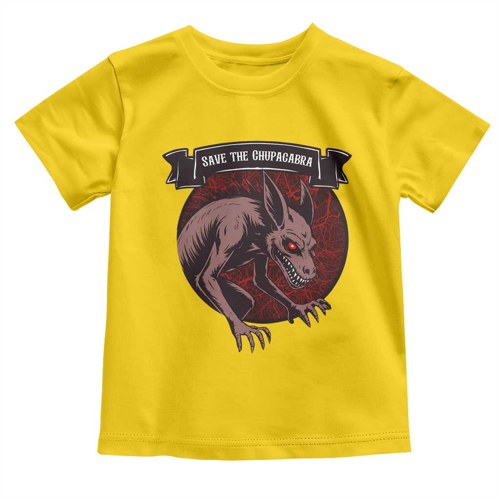 Chupacabra Toddler T Shirt Gothic Horror Save The Cryptid Gift TS12 Daisy Print Your Wear
