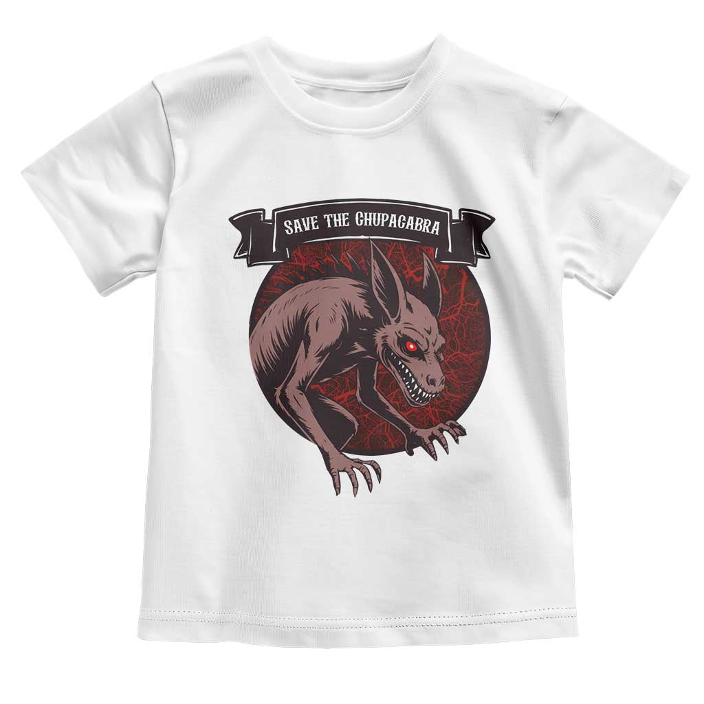 Chupacabra Toddler T Shirt Gothic Horror Save The Cryptid Gift TS12 White Print Your Wear