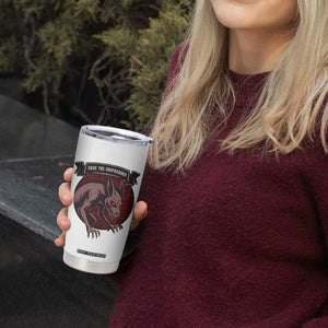 Chupacabra Tumbler Cup Gothic Horror Save The Cryptid Gift TS12 Print Your Wear