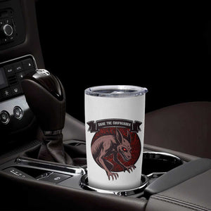 Chupacabra Tumbler Cup Gothic Horror Save The Cryptid Gift TS12 Print Your Wear