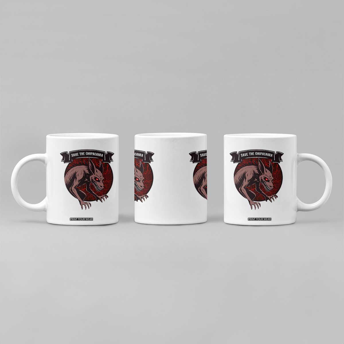 Chupacabra Coffee Mug Gothic Horror Save The Cryptid Gift TS12 Print Your Wear