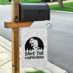 Chupacabra Garden Flag Funny Cryptid Save The Goat Sucker Gift TS12 Print Your Wear