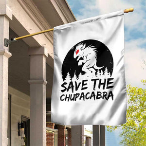 Chupacabra Garden Flag Funny Cryptid Save The Goat Sucker Gift TS12 Print Your Wear