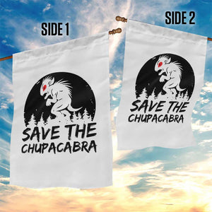 Chupacabra Garden Flag Funny Cryptid Save The Goat Sucker Gift TS12 Print Your Wear