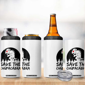 Chupacabra 4 in 1 Can Cooler Tumbler Funny Cryptid Save The Goat Sucker Gift TS12 Print Your Wear