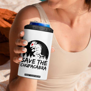 Chupacabra 4 in 1 Can Cooler Tumbler Funny Cryptid Save The Goat Sucker Gift TS12 Print Your Wear
