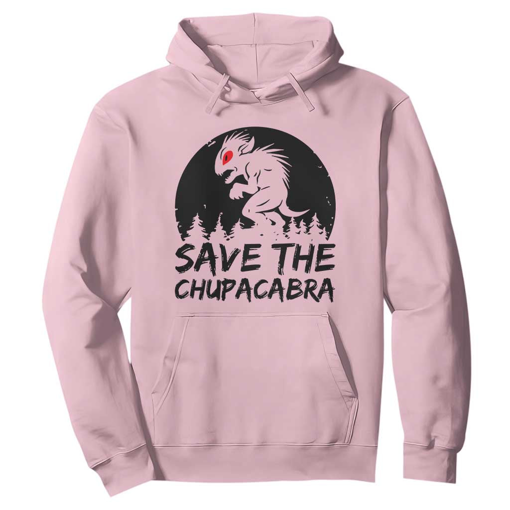 Chupacabra Hoodie Funny Cryptid Save The Goat Sucker Gift TS12 Light Pink Print Your Wear