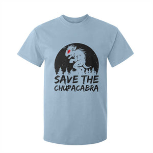 Chupacabra T Shirt For Kid Funny Cryptid Save The Goat Sucker Gift TS12 Light Blue Print Your Wear