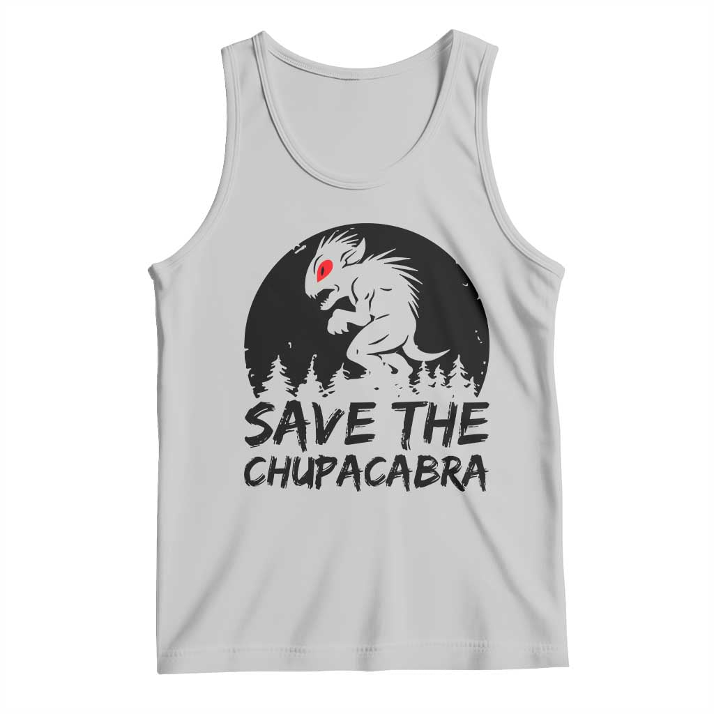 Chupacabra Tank Top Funny Cryptid Save The Goat Sucker Gift TS12 Ash Print Your Wear