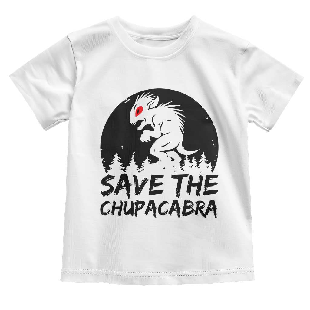Chupacabra Toddler T Shirt Funny Cryptid Save The Goat Sucker Gift TS12 White Print Your Wear